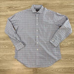 Polo Ralph Lauren Classic Fit Lightweight Cotton Plaid Shirt Blue L